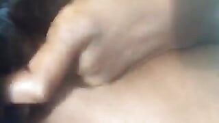 hotchoc sub cums while being thoroughly penetrated by her long and big black dildo