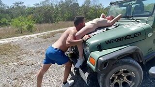 Eating pussy in public, public sex, she’s fingering but herself, outdoor pussy eating, car sex,public masturbation