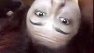 BBC Fucks Asian Mouth. Oral Creampie !!