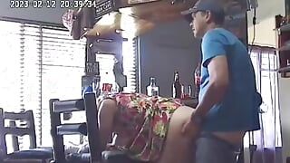 cam caught 45 year old husband cheating with 19 year old teen