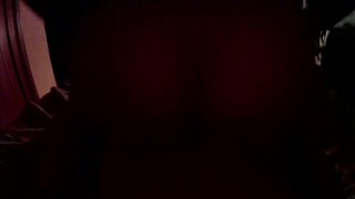 Crossdresser femboy fucks with her teacher in her room with her parents at home