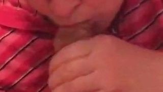 Cum hungry wife…. Swallows my tasty cum