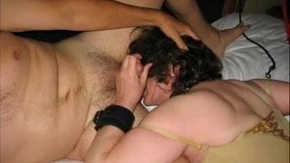 Fucking the Cuck’s tied up and blindfolded wife.