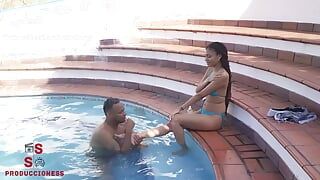 I FUCK MY STEPMOM’S WHORE WHEN I’M IN THE POOL