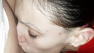 I made her kneel to eat my pussy – Lesbian-illusion