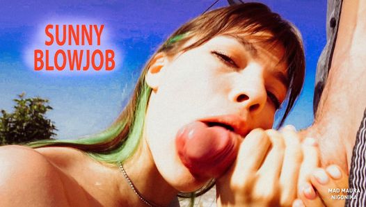 Mad Maura Sunny blowjob to a stranger on an island in the sea _ Nigonika best porn 2023 (4k)