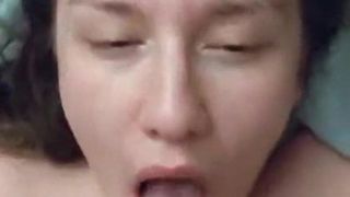 Maya Swallows Cum
