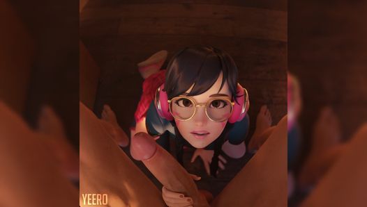 Overwatch – POV Blowjob Schoolgirl Dva Wants Your Cum (Sound)