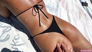 Picked Up Hot 18 Year Old Babe On The Beach – Fucked Her And Cum On Face