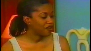 Pretty ebony chick met with horny white gentleman