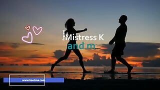 Sex party between a dominatrix and her slave part 3