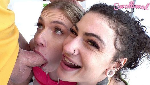 SWALLOWED All out suck fest featuring Rebel Rhyder and Lydia Black