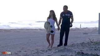 The Sublime Spanish Lucia Nieto Fucks on a Public Beach