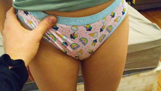 TRIPLE CUM !! My Step Brother CUMS INSIDE ME and on my PUSSY