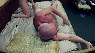 Upper view on our sex