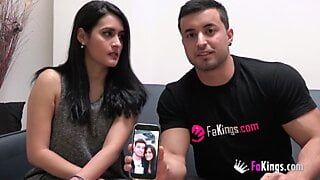 We fuck Bianca in front of her boyfriend!