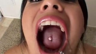 Alexa Siren is swallowing cum