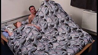 Chubby redhead teen gets a hard doggy fuck – German retro