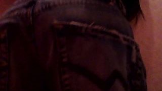 Cul en jeans de ma petite amie blanche Pour black et arabes