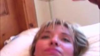 Cum eating blond BBC bred