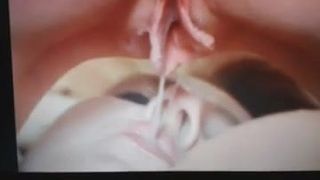 Cum inside her pussy