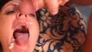 Double Penetration to cum in mouth