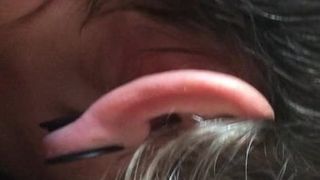 Eat my cum from her pussy