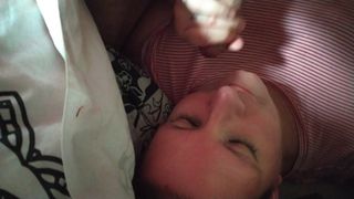 Good amateur facial cumshot