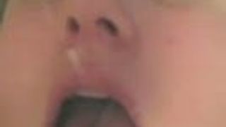 homemade cum and swallow
