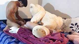 I MASTURBATE WITH THE TEDDY BEAR UNTIL I FEEL