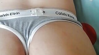 I take off my stepsister’s panties and fuck her pussy