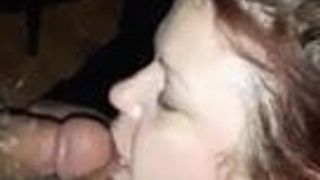 Jamie taking my cumshot