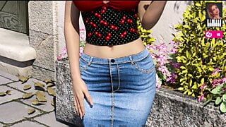 Melody #5 Swiming in our back yard – Sophia got a new Chearleading outfit