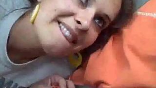 nice blowjob while he is driving