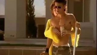 Older woman and pool boy scene