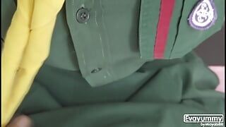 POV Blowjob Footjob & Creampie Thai teen 18+ Asian wife student