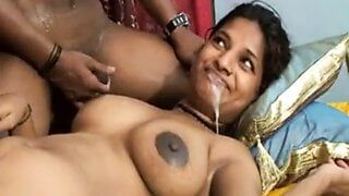 PREGNANT WIFE GOT FUCKED BY HUSBAND AND HIS FRIEND