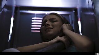 Real Life Hentaied – Macy Meadows filled up with cum by Alien Monster