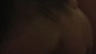 She deepthroats my cock and licks up the cum