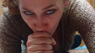 swallow with a smile – POV BJ