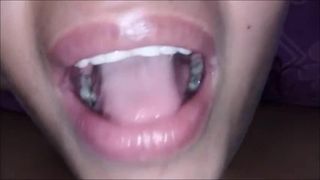 taking a mouthfull our women friend T