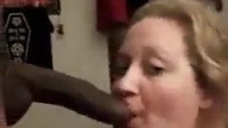 Wet Blowjob From Milf