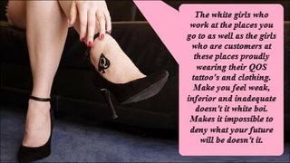 you are an inferior white boy